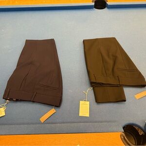 J. Crew Women's Black and Dark Brown Pants